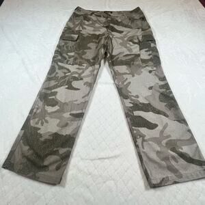 Cabela’s Camo Cargo Pants - 100% Polyester - size 36 Regular-excellent condition